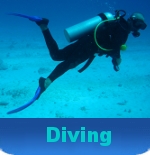 diving