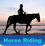 horse riding